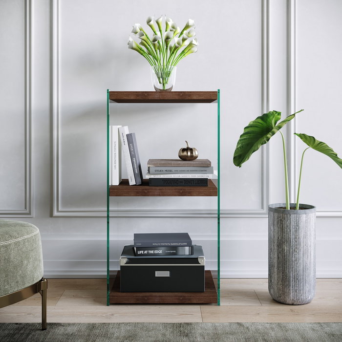 Hanah Home R300 Estantería de Nogal